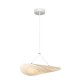 ΦΩΤΙΣΤΙΚΟ ΚΡΕΜΑΣΤΟ TYVEK ΜΟΝΟΦΩΤΟ LED 9W 405Lm 3000K Φ400mm ΛΕΥΚΟ ARTE ILLUMINA NEFI