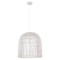 ΦΩΤΙΣΤΙΚΟ ΚΡΕΜΑΣΤΟ ΜΟΝΟΦΩΤΟ  Ε27 MAX 60W 500X500mm RATTAN ΛΕΥΚΟ ARTE ILLUMINA KAI