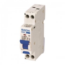 ΡΕΛΕ RCBO ΜΟΝΟΠΟΛΙΚΟ 10A 4,5KA 30mA 1P+N C GACIA TYPE A