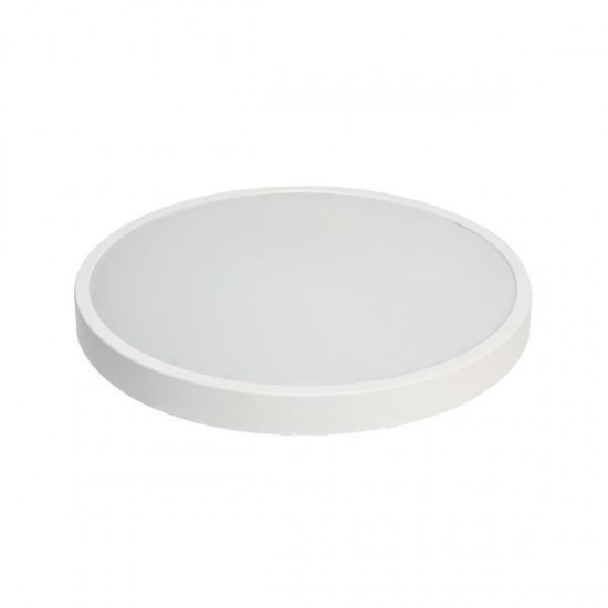 ΠΛΑΦΟΝΙΕΡΑ ΜΕΤΑΛΛΟ-MS-ABS LED 36W 2520Lm 3CCT(3000-4000-6000K) Φ485X65mm ΛΕΥΚΟ ARTE ILLUMINA MOONLIGHT