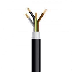 ΚΑΛΩΔΙΟ NYY J1VV-U 4X2,5mm² ΜΑΥΡΟ (750m/Drum)