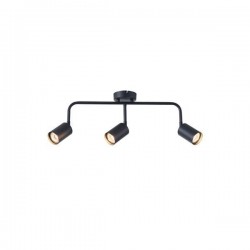 ΣΠΟΤ ΜΕΤΑΛΛΟ 3ΦΩΤΟ 3XGU10 Max 7W 500X230mm ΜΑΥΡΟ ARTE ILLUMINA OLYMP