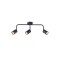 ΣΠΟΤ ΜΕΤΑΛΛΟ 3ΦΩΤΟ 3XGU10 Max 7W 500X230mm ΜΑΥΡΟ ARTE ILLUMINA OLYMP