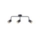 ΣΠΟΤ ΜΕΤΑΛΛΟ 3ΦΩΤΟ 3XGU10 Max 7W 500X230mm ΜΑΥΡΟ ARTE ILLUMINA OLYMP