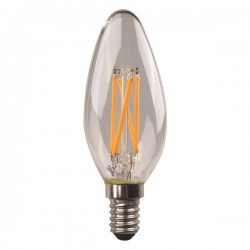 ΛΑΜΠΑ LED ΚΕΡΙ CROSSED FILAMENT 4,5W 480lm E14 2700K 220-240V BLISTER