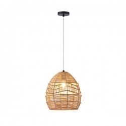 ΦΩΤΙΣΤΙΚΟ ΚΡΕΜΑΣΤΟ BAMBOO ΜΟΝΟΦΩΤΟ 1XE27 Max 15W Φ300X1510mm ΚΑΦΕ ARTE ILLUMINA AITHRA