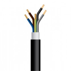 ΚΑΛΩΔΙΟ NYY J1VV-U 5Χ4mm² ΜΑΥΡΟ (1000m/Drum)